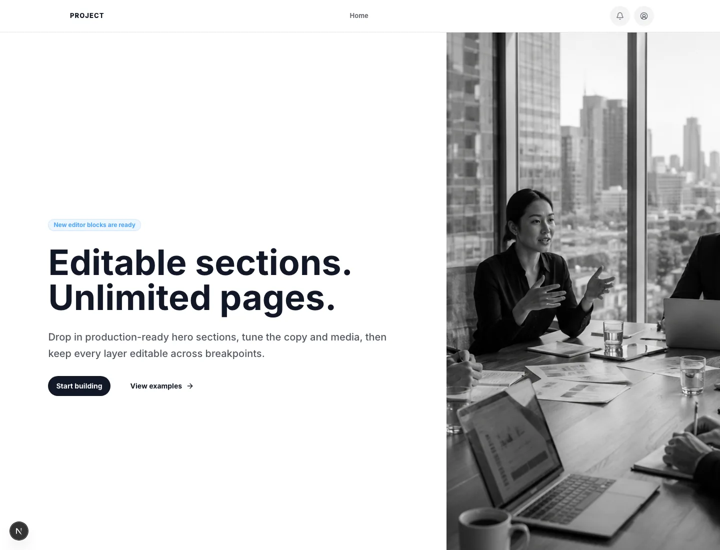 Lucra builder page preview